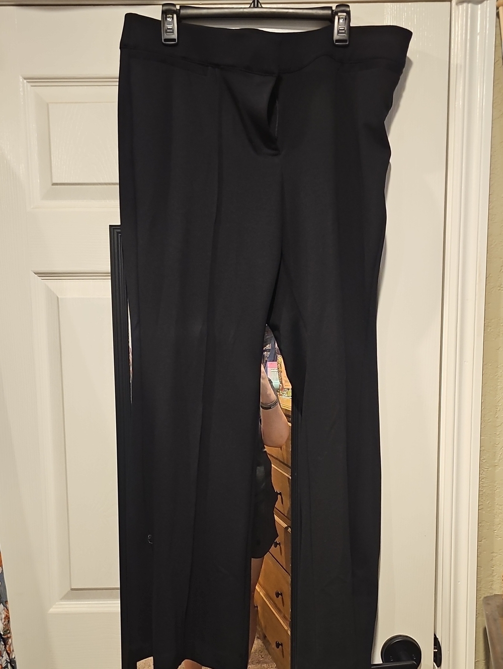 Lane Bryant Black Wide-Leg Dress Pants